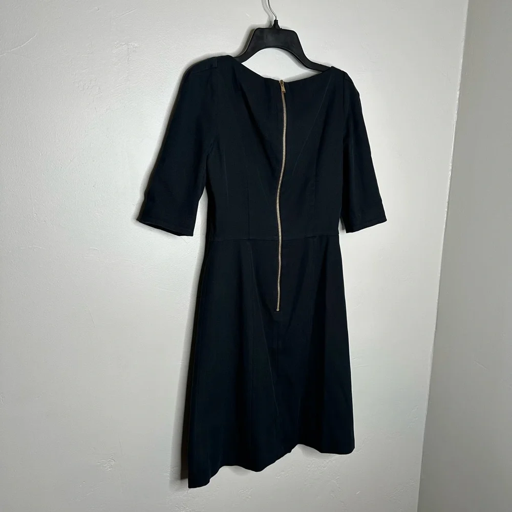 Louis Vuitton Vintage Uniformes Black Uniform Zipper Dress - Picture 7 of 10